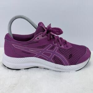 ASICS Contend 8 GS Kids Running Shoes Purple Violet Youth Size 4